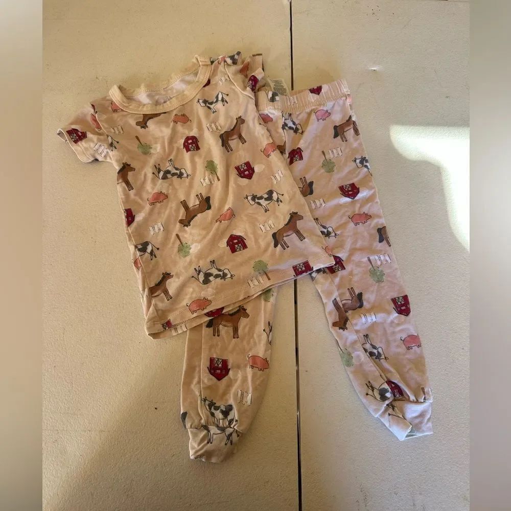 Milk barn Kids Animal Print Pajamas
